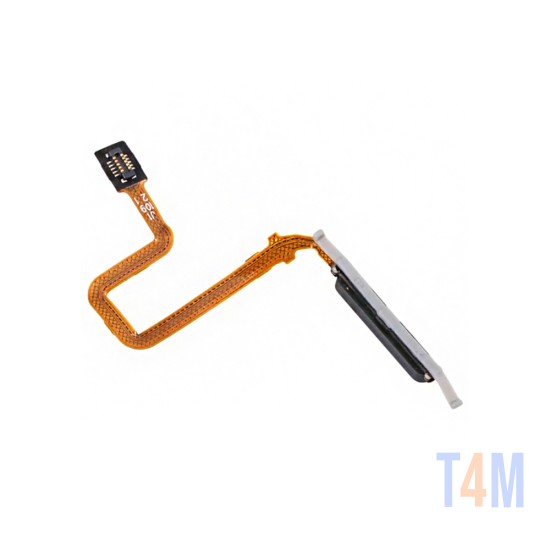 Flex Sensor de Impressão Digital Xiaomi Redmi Note 10 Pro/M2101K6G/M2101K6R Ônix Cinza